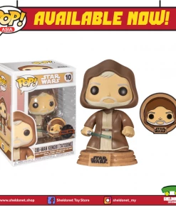 FUNKO Pop! Star Wars: Across The Galaxy - Obi-Wan Kenobi Tatooine With Enamel Pin (Exclusive)
