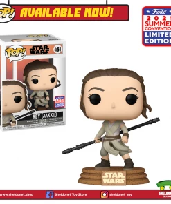 FUNKO Pop! Star Wars: Star Wars Episode 9 - Rey (Jakku) [SDCC Summer Convention 2021]