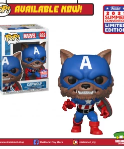 FUNKO Pop! Marvel : Year Of The Shield - Capwolf [SDCC Summer Convention 2021] Convention Exclusive