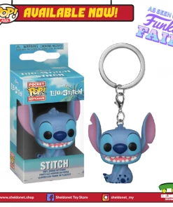 FUNKO [IN-STOCK] Pocket Pop! Keychain: Lilo And Stitch - Smiling Seated Stitch