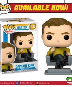FUNKO Pop! TV: Star Trek: The Original Series - Captain Kirk In Chair