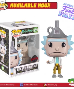 FUNKO [IN-STOCK] Pop! Television: Rick And Morty - Rick With Funnel Hat [Exclusive]