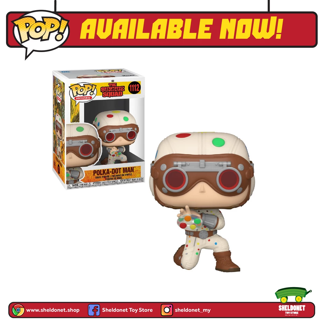FUNKO Pop! Movies: The Suicide Squad - Polka-Dot Man 3 FUNKO Pop! Movies: The Suicide Squad - Polka-Dot Man