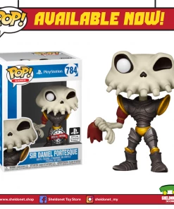 FUNKO Pop! Games: Medievil - Sir Daniel Fortesque (Metallic) [Exclusive]