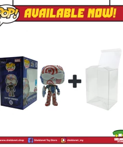 FUNKO Pop! Artist Series: Patriotic Age - Captain America (Falcon) With Choice Of Pop! Protector (Exclusive)