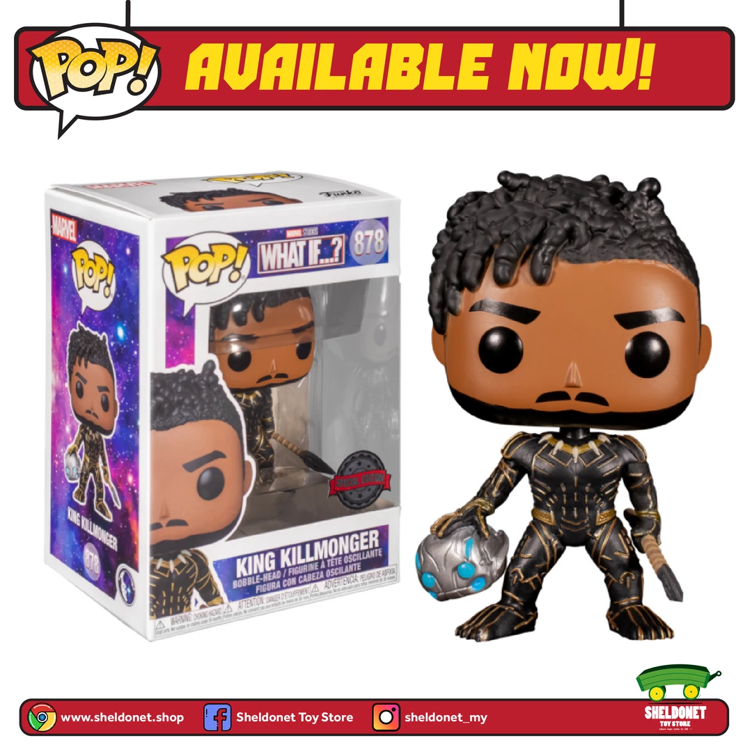 FUNKO Pop! Marvel: What If...? - King Killmonger (Exclusive) 3 FUNKO Pop! Marvel: What If...? - King Killmonger (Exclusive)