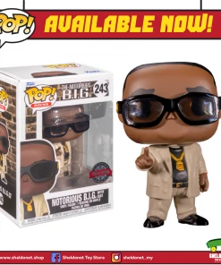 FUNKO Pop! Rocks: Biggie - Notorious B.I.G With Hypnotize Suit (Metallic) [Exclusive]
