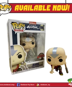 FUNKO Pop! Animation: Avatar - Aang Crouching (Metallic) [Exclusive]