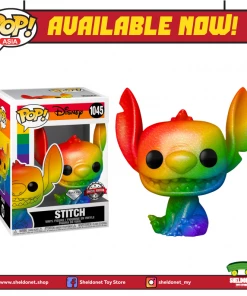 FUNKO [IN-STOCK] Pop! Disney: Lilo And Stitch - Stitch Rainbow Pride 2021 [Diamond Glitter] (Exclusive)