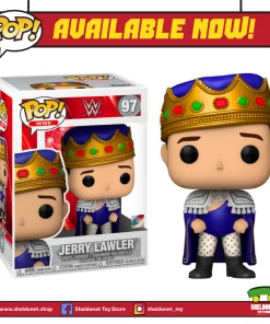 FUNKO [IN-STOCK] Pop! WWE: Jerry "The King" Lawler [Metallic]