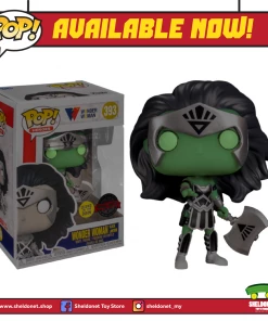 FUNKO Pop! Heroes: Wonder Woman 80th Anniversary - Wonder Woman (Black Lantern) [Glow In The Dark] [Exclusive]