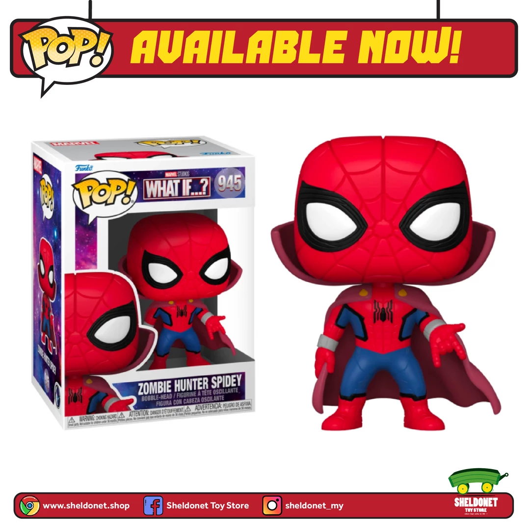 FUNKO Pop! Marvel: What If…? - Zombie Hunter Spidey 3 FUNKO Pop! Marvel: What If…? - Zombie Hunter Spidey