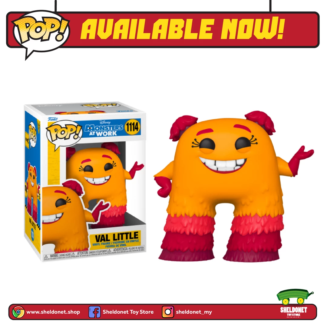 Funko Pop! Disney: Monsters At Work - Val Little 3 Funko Pop! Disney: Monsters At Work - Val Little