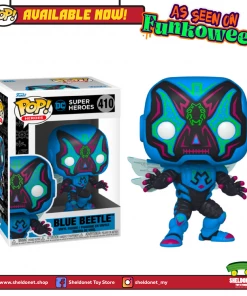 FUNKO [IN-STOCK] Pop! Heroes: Blue Beetle - Blue Beetle (Dia De Los Muertos)