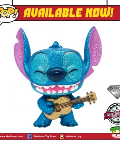 FUNKO Pop! Disney: Lilo And Stitch -Stitch With Ukelele (Diamond Glitter) [Exclusive]