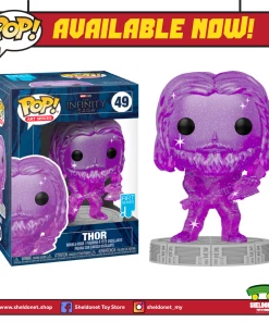 FUNKO Pop! Artist Series: Infinity Saga - Thor (Purple) With Pop! Protector