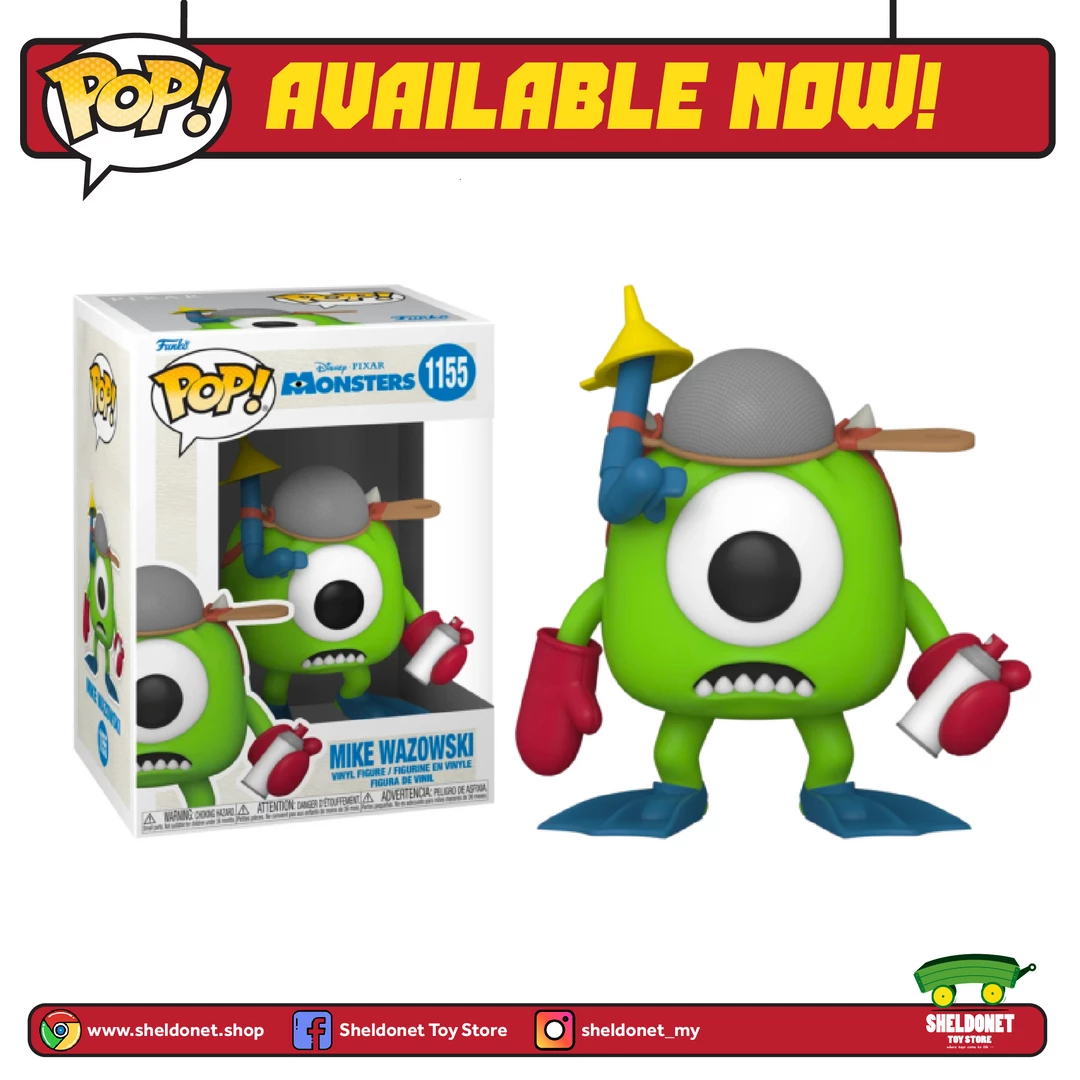 FUNKO Pop! Disney: Monsters Inc 20th Anniversary - Mike With Mitts 3 FUNKO Pop! Disney: Monsters Inc 20th Anniversary - Mike With Mitts