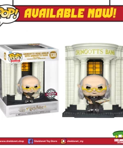 FUNKO Wizarding World Pop! Deluxe: Harry Potter: Diagon Alley - Gringott's Bank With Gringott's Head Goblin [Exclusive]
