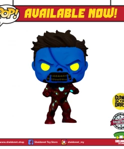 FUNKO Pop! Marvel: What If…? - Zombie Iron Man (Glow In The Dark) [Exclusive]