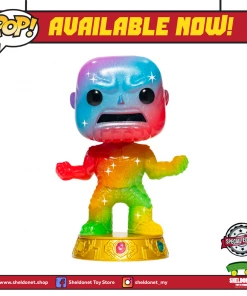 FUNKO Pop! Artist Series: Infinity Saga - Thanos With Pop! Protector [Metallic] [Exclusive]