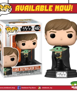 FUNKO Pop! Star Wars: The Mandalorian - Luke Skywalker With Grogu