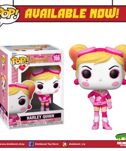 FUNKO [IN-STOCK] Pop! Heroes: DC Bombshell - Harley Quinn (Breast Cancer Awareness)