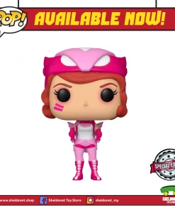 FUNKO [IN-STOCK] Pop! Heroes: DC Bombshell - Hawkgirl (Breast Cancer Awareness) [Exclusive]