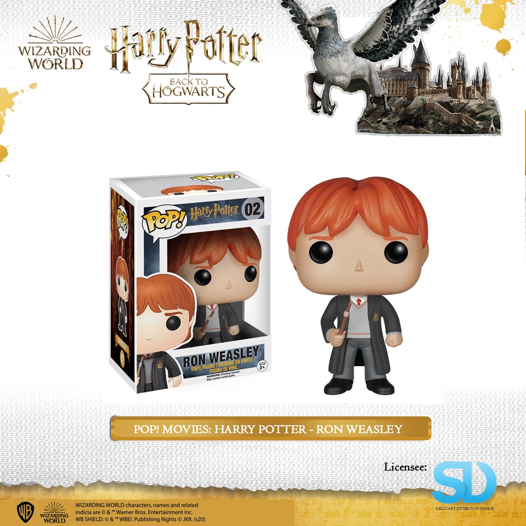 FUNKO POP! Movies: Harry Potter - Ron Weasley 3 FUNKO POP! Movies: Harry Potter - Ron Weasley