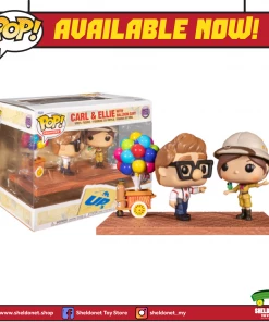 FUNKO Pop! Disney: Movie Moments: Up - Carl & Ellie With Balloon Cart [Exclusive]