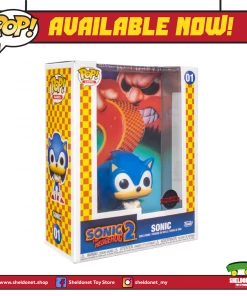 FUNKO Pop! Games Cover: Sonic The Hedgehog 2 - Sonic (Exclusive)