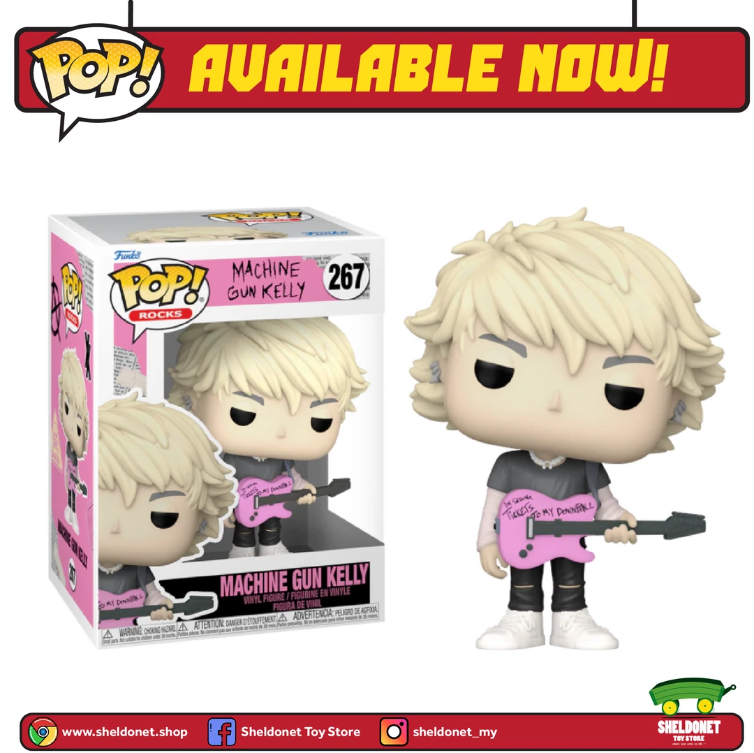 FUNKO Pop! Rocks: Machine Gun Kelly - Tickets To My Downfall 3 FUNKO Pop! Rocks: Machine Gun Kelly - Tickets To My Downfall