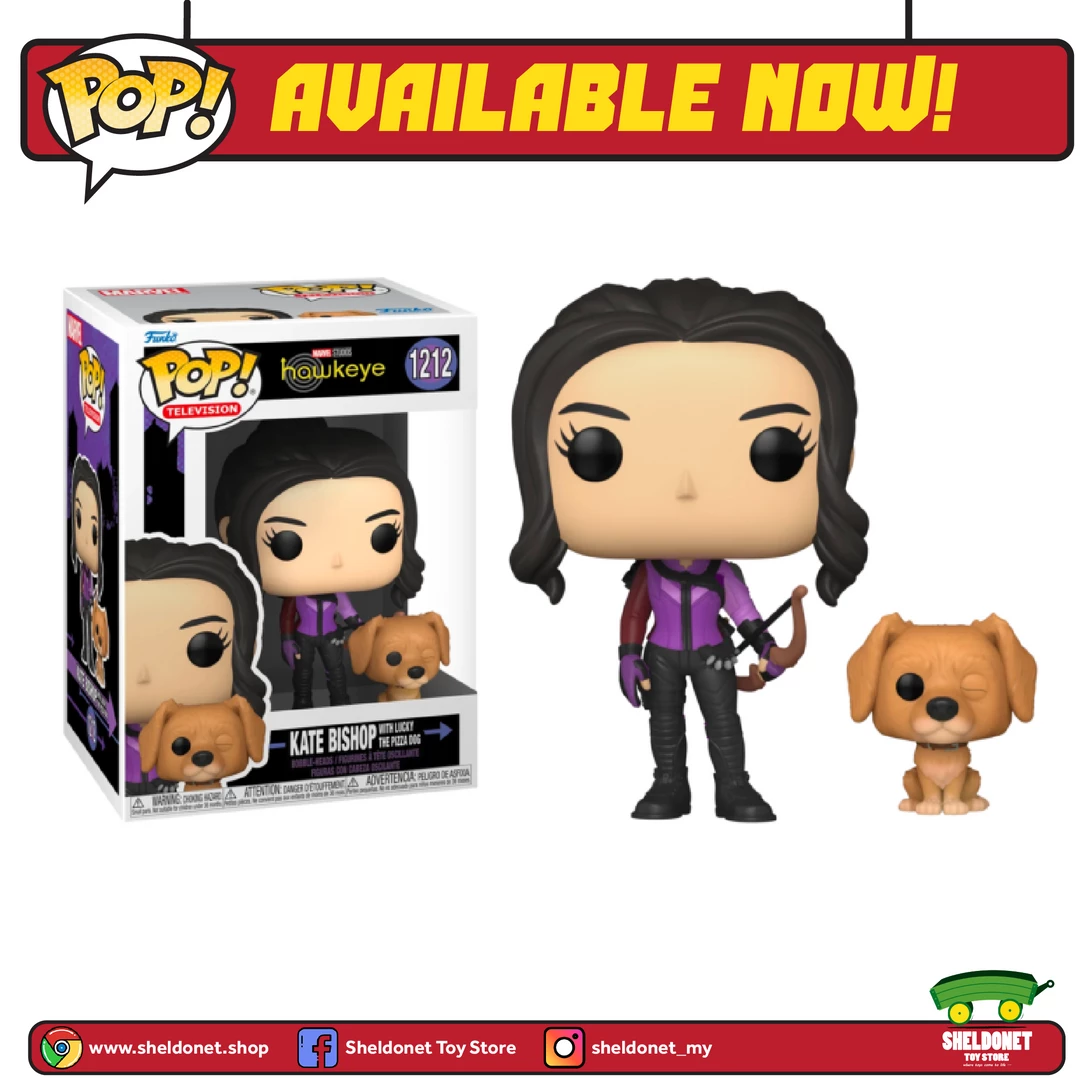FUNKO Pop! & Buddy: Hawkeye - Kate Bishop With Lucky 3 FUNKO Pop! & Buddy: Hawkeye - Kate Bishop With Lucky