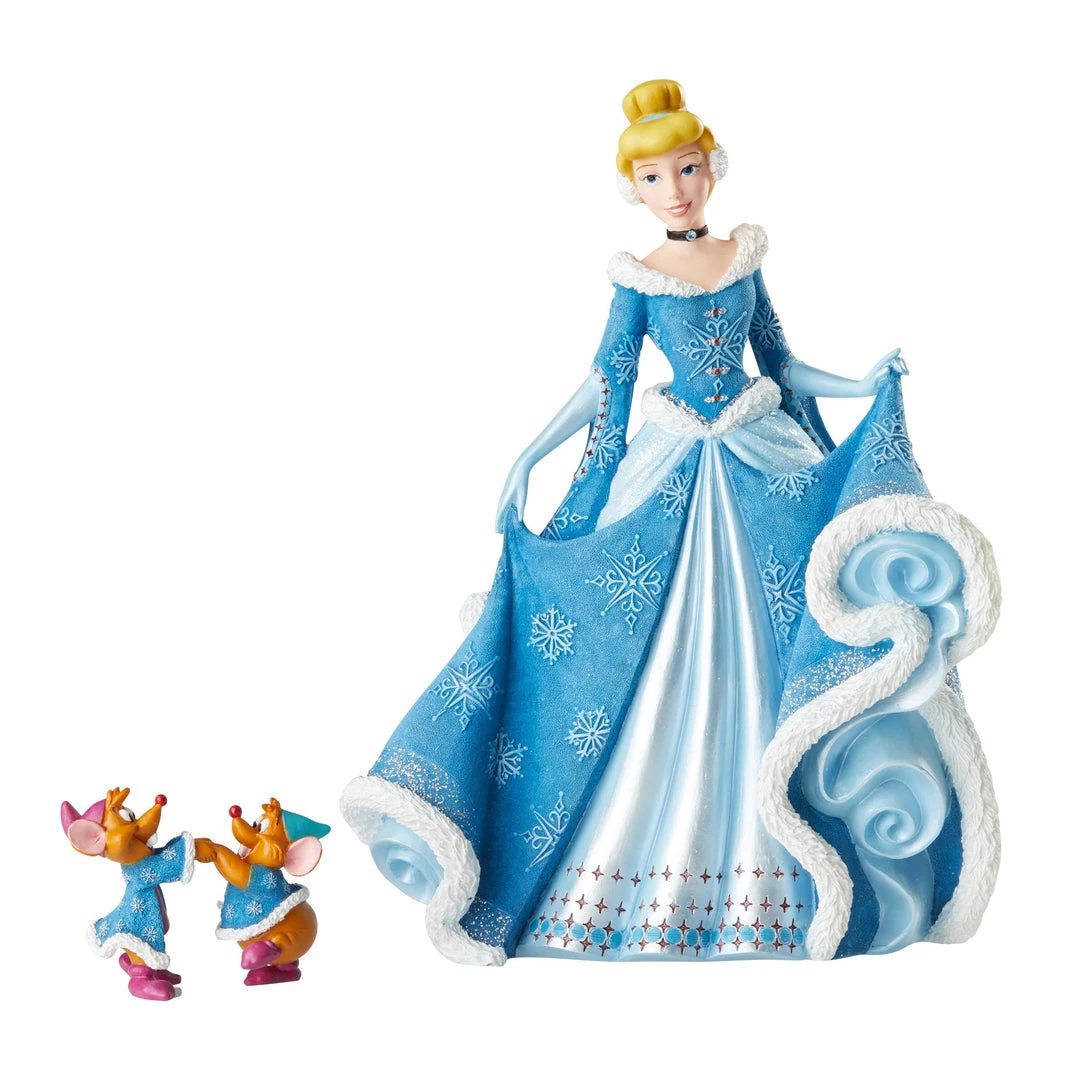 Enesco : Disney Showcase - Holiday Cinderella With Mice 3 Enesco : Disney Showcase - Holiday Cinderella With Mice