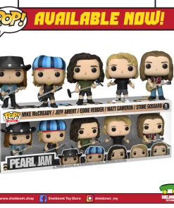 FUNKO Pop! Rocks: Pearl Jam - 5-Pack (Mike McCready, Jeff Ament, Eddie Vedder, Matt Cameron & Stone Gossard)