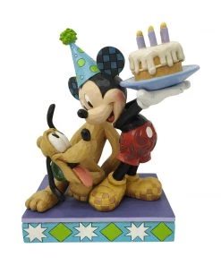 Enesco : Disney Traditions - Pluto And Mickey Birthday
