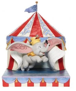 Enesco: Disney Traditions: Dumbo Flying Out Of Tent Scene