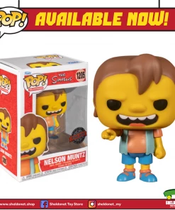FUNKO Pop! Animation: The Simpsons - Nelson Muntz [Exclusive]