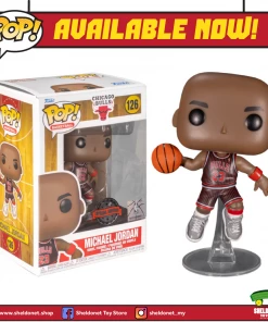 FUNKO Pop! NBA: Bulls - Michael Jordan With Jordans (Black Pinstripe) [Exclusive]