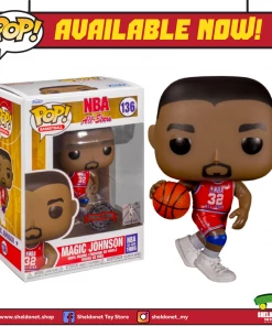 FUNKO Pop! NBA: Legends - Magic Johnson (RD All-Star) [Exclusive]