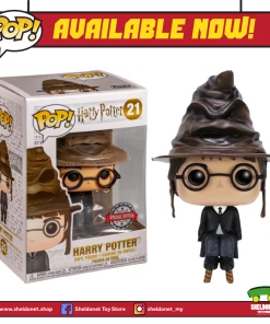 FUNKO Pop! Movies: Harry Potter - Harry Potter With Sorting Hat [Exclusive]