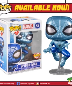 FUNKO Pop! Marvel: Make-A-Wish - Spider-Man (Metallic) [Exclusive]