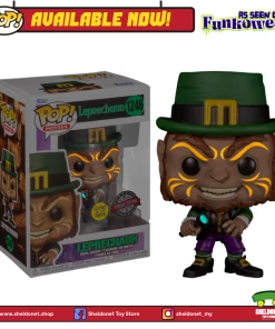 FUNKO Pop! Movies: Leprechaun (1993) - Lubdan The Leprechaun With Flashlight (Glow In The Dark) [Exclusive]