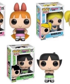 FUNKO Pop! Animation: Powerpuff Girls - Blossom, Bubbles & Buttercup (Set Of 3) POP! VINYL