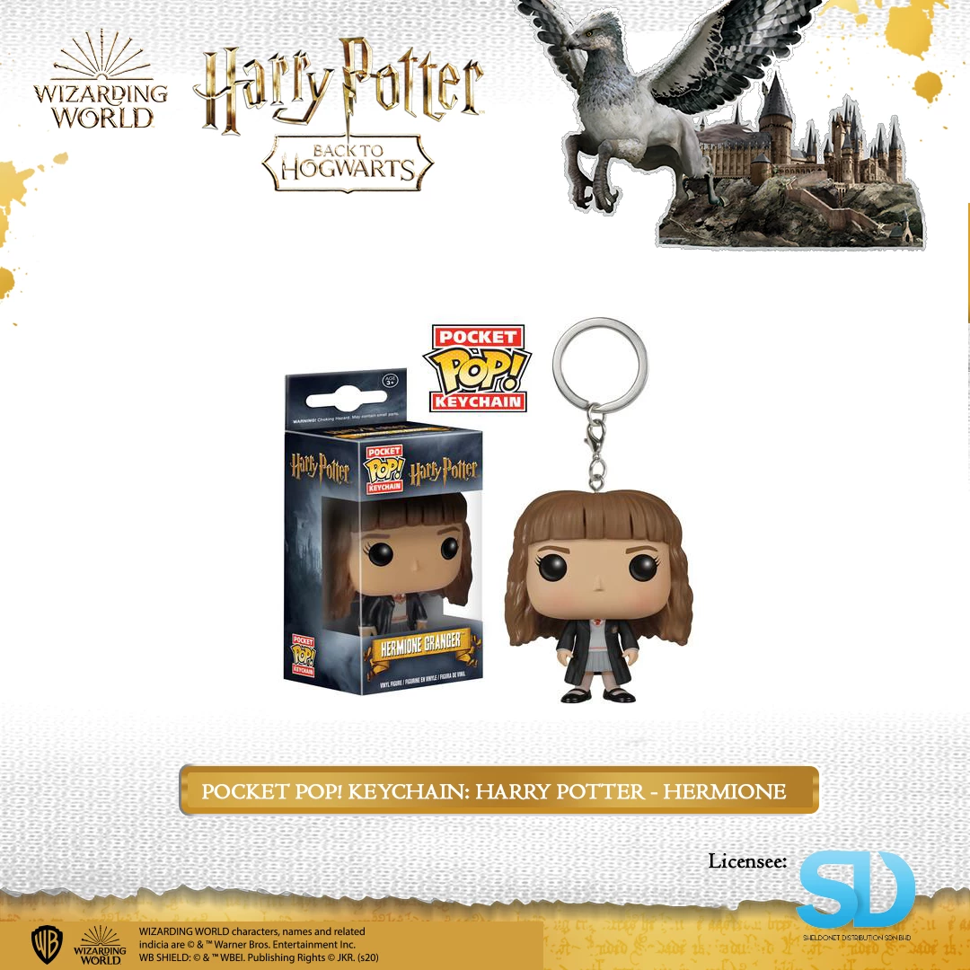 FUNKO Pocket Pop! Keychain: Harry Potter - Hermione 3 FUNKO Pocket Pop! Keychain: Harry Potter - Hermione