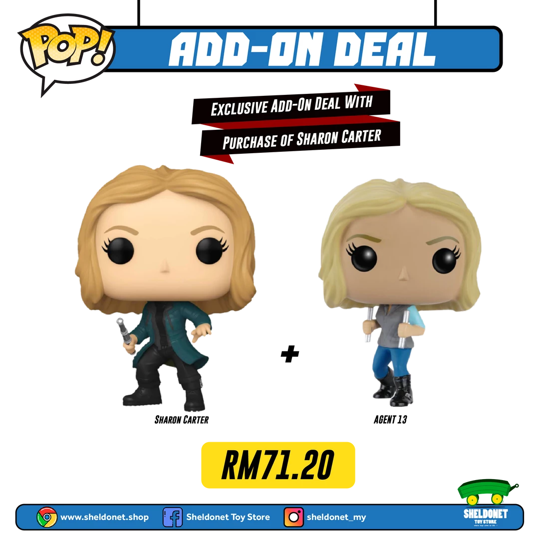 FUNKO Pop! Marvel: The Falcon & The Winter Soldier - Sharon Carter 4 FUNKO Pop! Marvel: The Falcon & The Winter Soldier - Sharon Carter