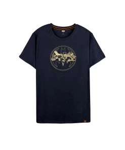 Beast Kingdom: Batman Series: Golden Logo Tee (Navy)