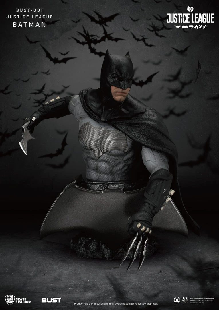 Beast Kingdom: Diorama Stage-Bust001-Justice League Series-Batman 3 Beast Kingdom: Diorama Stage-Bust001-Justice League Series-Batman