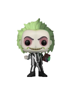 FUNKO Pop! Movies: Beetlejuice - Beetlejuice With Handbook Of The Recently Deceased (Glow In The Dark) [Fall Convention Exclusive 2020]