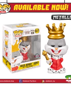 FUNKO Pop! Animation: Bugs 80th- King Bugs (Metallic) (Exclusive)