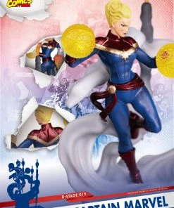 Beast Kingdom: Diorama Stage-019-MARVEL COMICS-Captain Marvel